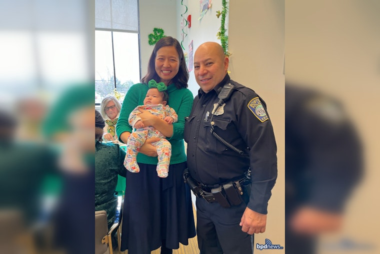 East Boston Celebrates St. Patrick's Day with Senior Center and Police Collaboration, Mayor Wu Joins Festivities