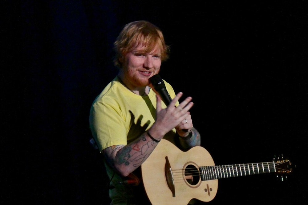 Ed Sheeran Ignites Excitement in Ipswich, MA with Exclusive "The Old Phone" Pop-Up Bar and Performance