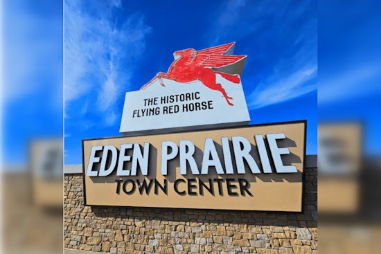 Eden Prairie's Beloved Flying Red Horse Returns to Brighten Local Skyline