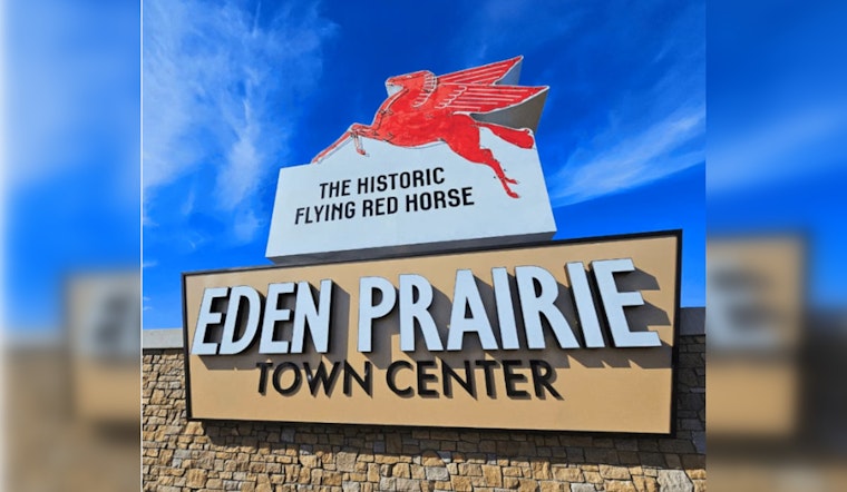 Eden Prairie's Beloved Flying Red Horse Returns to Brighten Local Skyline