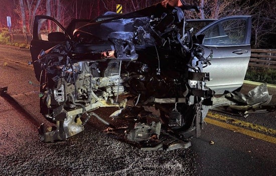 Ejected Motor Ignites Woods After Severe Crash on Ooltewah-Ringgold Road, One Juvenile Hospitalized