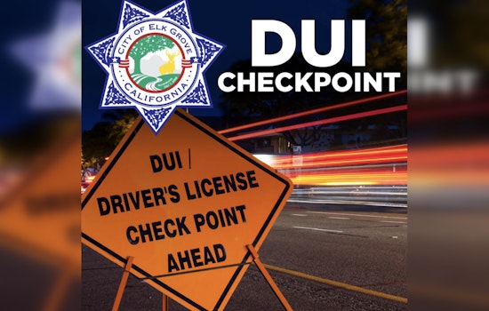 Elk Grove Police Department to Conduct Sobriety and Driver's License Checkpoint This Friday to Improve Road Safety
