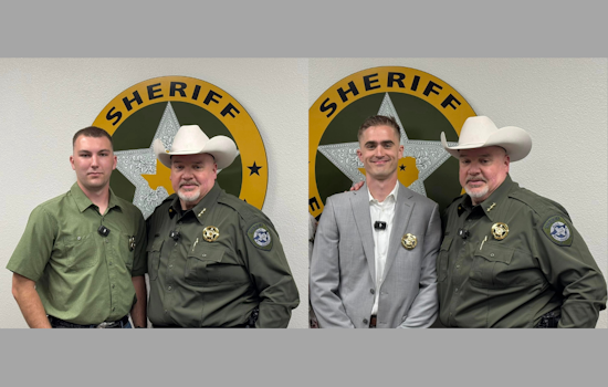 Ellis County Sheriff's Office Welcomes New Deputies Stoney Duke and Bret Noble to the Force
