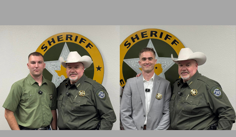 Ellis County Sheriff's Office Welcomes New Deputies Stoney Duke and Bret Noble to the Force