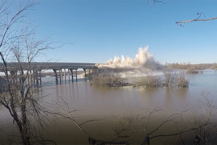 End of an Era: Iconic Bridge in Maud Makes Way for Modern Structure