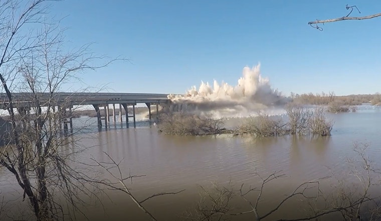 End of an Era: Iconic Bridge in Maud Makes Way for Modern Structure