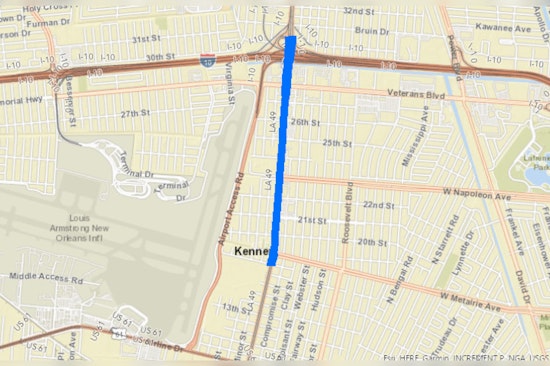 Expect Delays as Road Construction on LA 49 in Jefferson Parish to Cause Lane Closures