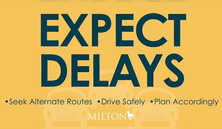Expect Delays on Providence Road as City of Milton Removes Trees March 27-28