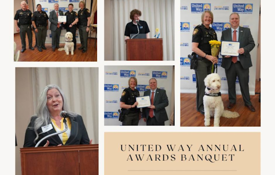 Fairfield County Sheriff's Office Celebrates Philanthropy at United Way Awards, Corporal Hedrick Named 2024 Campaign Coordinator of the Year