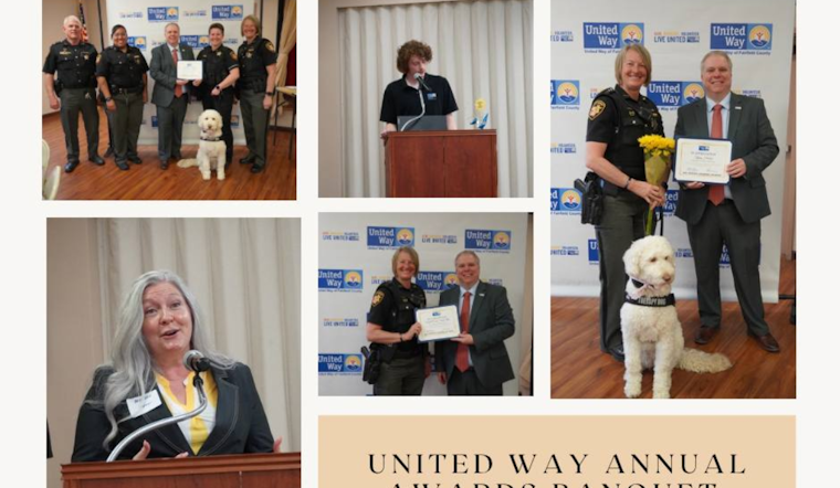 Fairfield County Sheriff's Office Celebrates Philanthropy at United Way Awards, Corporal Hedrick Named 2024 Campaign Coordinator of the Year