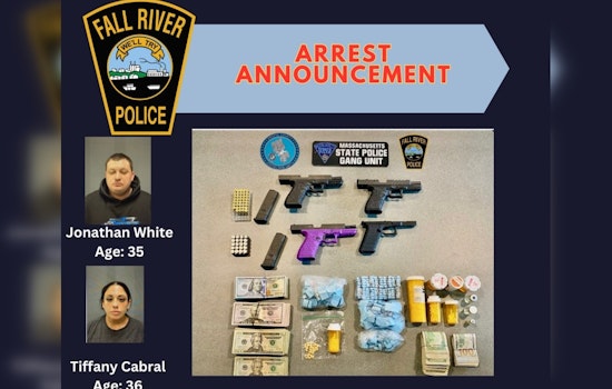 Fall River Police and Massachusetts State Police Join Forces in "Operation White Out" Drug and Gun Trafficking Bust, Two Suspects Arrested