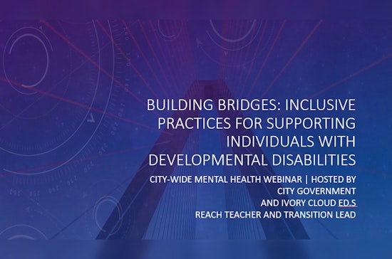 Fayetteville Focuses on Inclusivity for Developmental Disabilities in Latest Mental Health Webinar