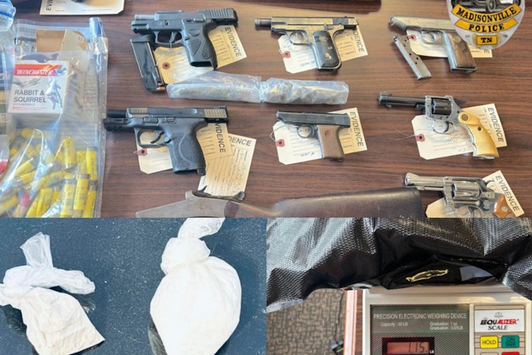 Five Suspects Indicted in Madisonville Drug and Firearms Bust as Police Seize Fentanyl, Meth, and Firearms