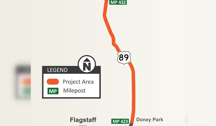 Flagstaff Commuters to Face Delays as ADOT Launches Major Drainage Project on US 89