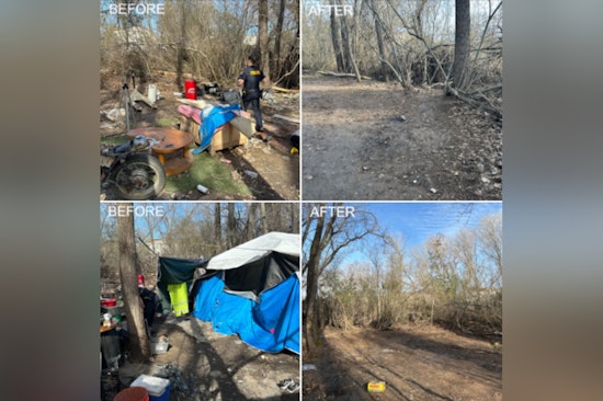 Folsom Police Collaborate with Local Partners to Clear Out Illegal Encampment on Plaza Drive