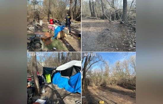 Folsom Police Collaborate with Local Partners to Clear Out Illegal Encampment on Plaza Drive