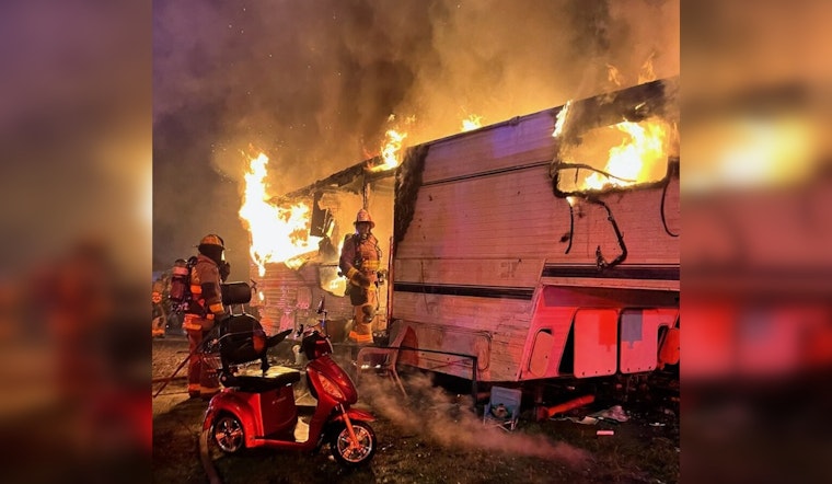 Fort Lauderdale Firefighters Extinguish Mobile Home Blaze in RV Park with No Injuries Reported