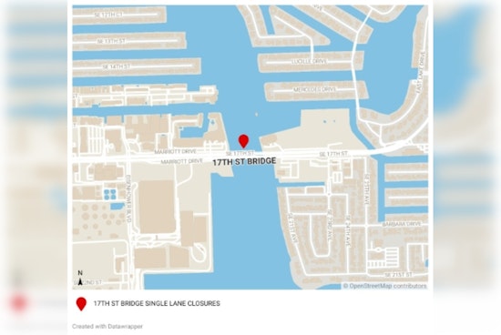 Fort Lauderdale's 17th Street Causeway Bridge Facing Nightly Lane Closures for FDOT Tests