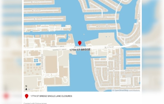 Fort Lauderdale's 17th Street Causeway Bridge Facing Nightly Lane Closures for FDOT Tests