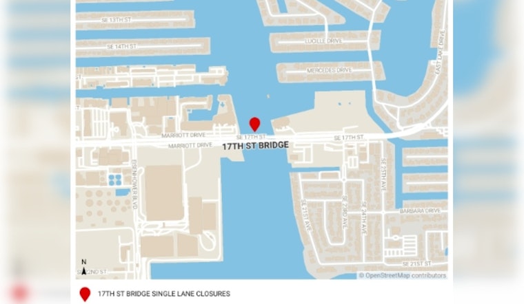 Fort Lauderdale's 17th Street Causeway Bridge Facing Nightly Lane Closures for FDOT Tests