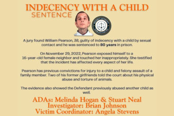 Fort Worth Man Sentenced to 80 Years for Indecency with a Child Amidst Past Violent Behavior