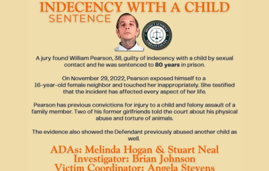 Fort Worth Man Sentenced to 80 Years for Indecency with a Child Amidst Past Violent Behavior