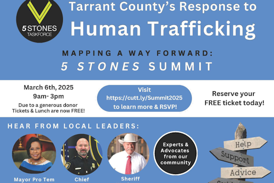Fort Worth Rallying Community to Combat Human Trafficking at 5 Stones Summit