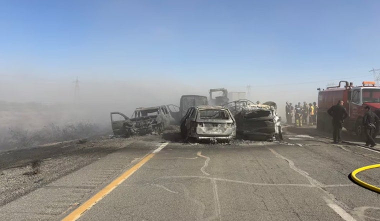 Four Dead, Several Injured in Fiery Multi-Vehicle Collision on I-10 Near Tonopah, Arizona