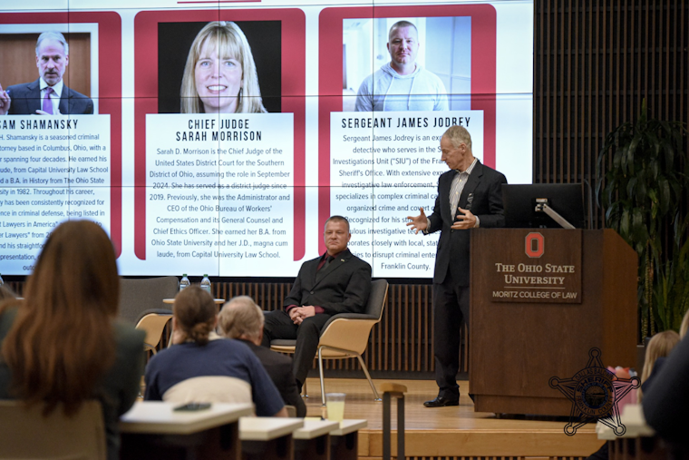 Franklin County Sergeant Shares Undercover Experiences at Ohio State’s Moritz College of Law