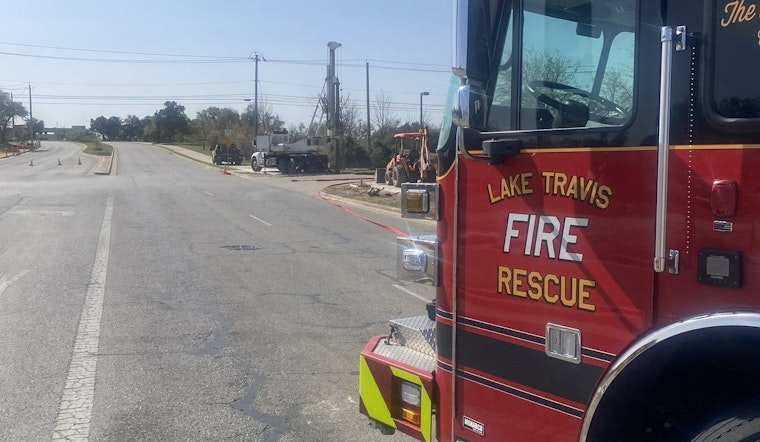 Gas Line Rupture Prompts Bee Cave Parkway Closure Near Ranch Road 620,