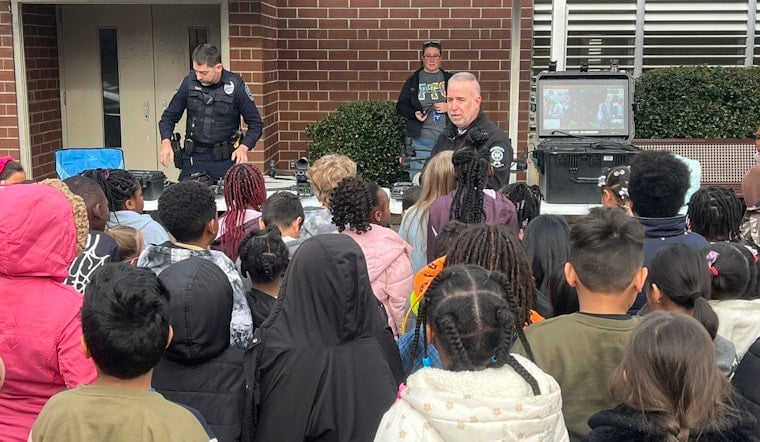Gaston County Heroes Unite, Sheriff's Office and Emergency Services Engage with Community at Sherwood Elementary