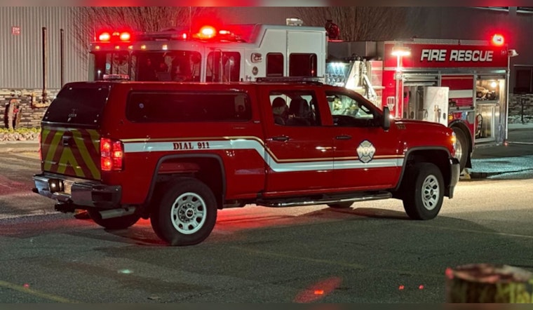 Georgetown Township Rallies in Support of Firefighters Battling Blaze at Local Insulation Plant