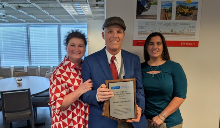 Gilbert's Assistant Public Works Director David Fabiano Honored with Lifetime Achievement Award by NSPE-AZ