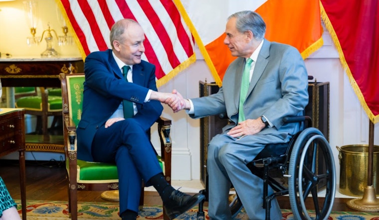 Gov. Abbott Welcomes Irish Taoiseach Micheál Martin in Austin to Discuss Economic Partnership in Energy and Tech
