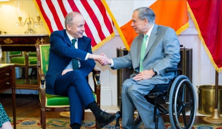 Gov. Greg Abbott Touts Texas as AI and Energy Hub in Meeting with Irish Taoiseach Micheál Martin in Austin