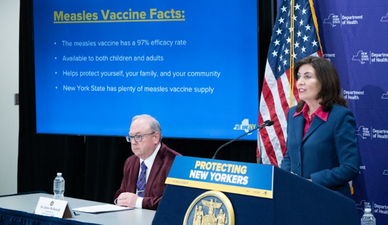 Governor Hochul Launches Health Portal Amid Measles Cases in New York City and Suffolk County
