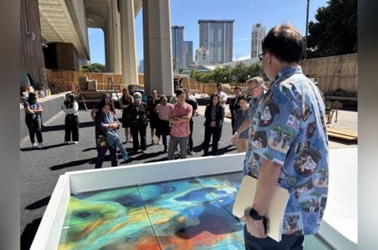 Governor Josh Green Showcases Vision for Hawaii Capitol's Ocean-Inspired Glass Pool Renovations