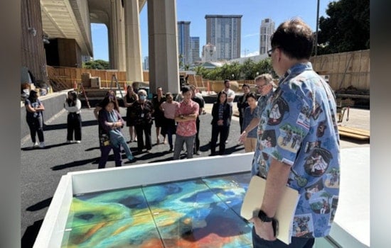 Governor Josh Green Showcases Vision for Hawaii Capitol's Ocean-Inspired Glass Pool Renovations