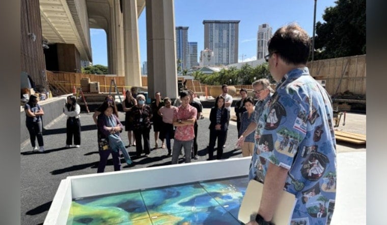 Governor Josh Green Showcases Vision for Hawaii Capitol's Ocean-Inspired Glass Pool Renovations