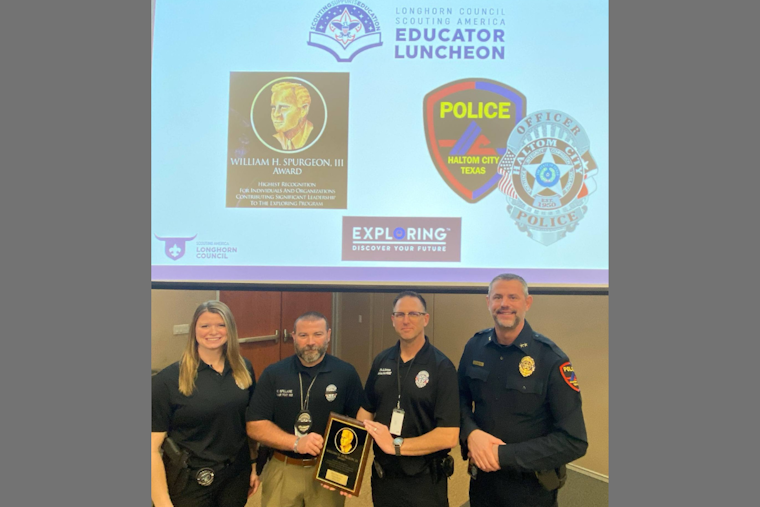 Haltom City Police Explorer Post 502 Awarded Prestigious William H. Spurgeon Honor
