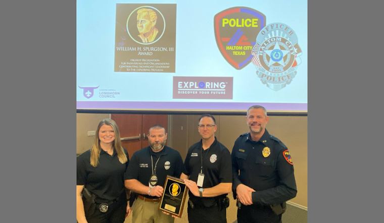 Haltom City Police Explorer Post 502 Awarded Prestigious William H. Spurgeon Honor