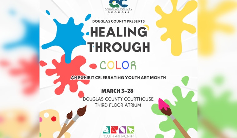 "Healing in Color," Douglas County Celebrates National Youth Art Month with Vibrant Exhibit at the Courthouse Gallery