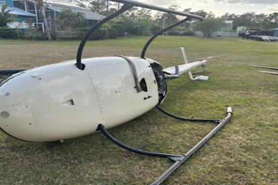 Helicopter Makes Unplanned Landing in Seminole County Backyard, Pilot Unharmed