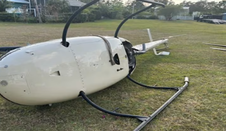 Helicopter Makes Unplanned Landing in Seminole County Backyard, Pilot Unharmed