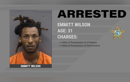 Hillsborough County Sheriff's Office Arrests Convicted Felon Emmitt Wilson on Firearm Possession Charges