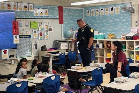 Honolulu First Graders Learn Life Lessons from Officer on Career Day at Ka`ewai Elementary