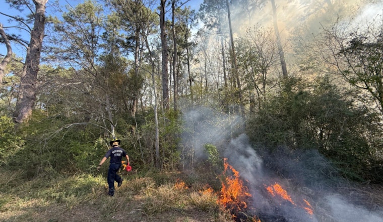 Houston Firefighters Contain Wildfire at Keith Weiss Park, Safety and Air Quality Monitored