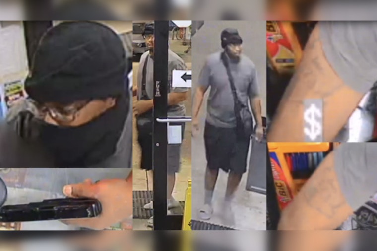 Houston Police Seek 6'3" Suspect in Armed Robbery of West Houston Convenience Store