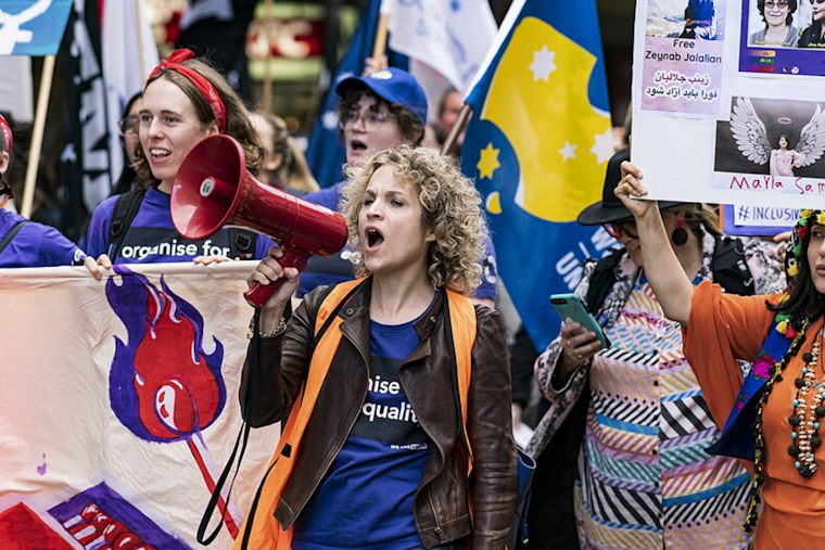 Hundreds Rally for Women's Rights in Cleveland on International Women's Day