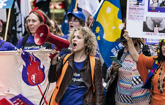 Hundreds Rally for Women's Rights in Cleveland on International Women's Day